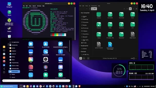 Linux Mint Cinnamon Edition 22 Pre-Installed on bootable 4gb USB stick - Image 4 of 4