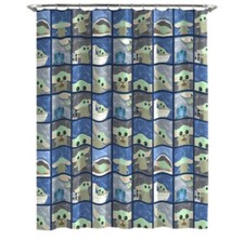 Star Wars The Mandalorian Shower Curtain The Child Baby Yoda Set 13 Pc Bathroom