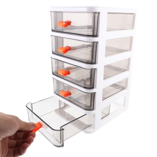 Five-layer Storage Box Office Case Tabletop Drawer Plastic Drawers Organizer - Picture 9 of 12
