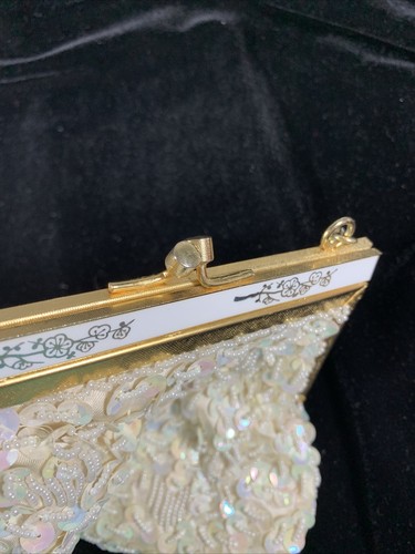 Vintage Evening Clutch Purse Sequins Beads Hong Kong - Picture 7 of 12