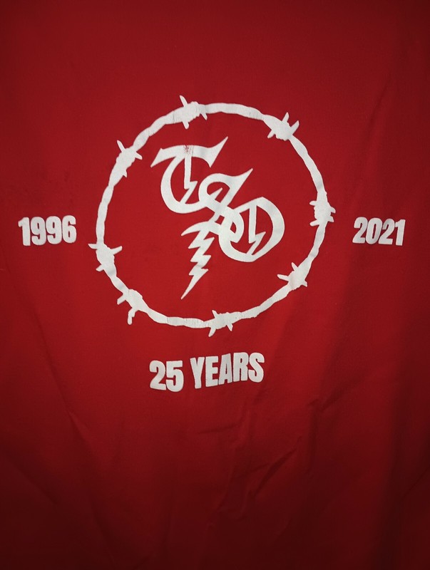 Trans Siberian Orchestra 2021 Local Crew Shirt XL RARE TSO 25 year anniversary 