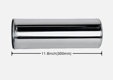 Aluminum Hose Adapter Tube Joiner Pipe Coupler Turbo Connector 1.57" L=300mm