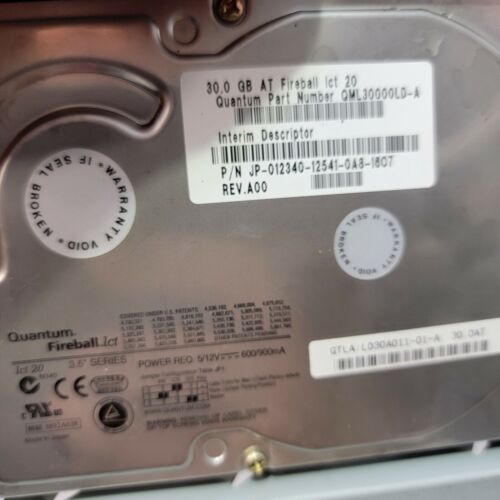 Quantum Fireball Plus QML3000LD 30.0Gb Rare Hard Drive - Picture 3 of 6