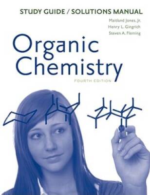 Study GuideSolutions Manual: for Organic Chemistry, Fourth Edition - VERY GOOD