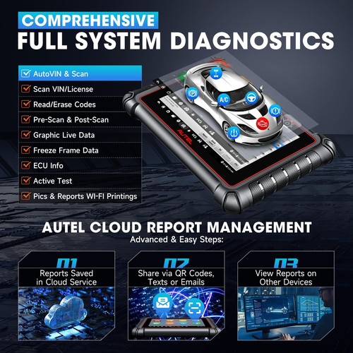 Autel MaxiPRO MP900-BT Full Scanner ECU Coding 3000+ Bidirectional 40+ Services - Picture 4 of 13