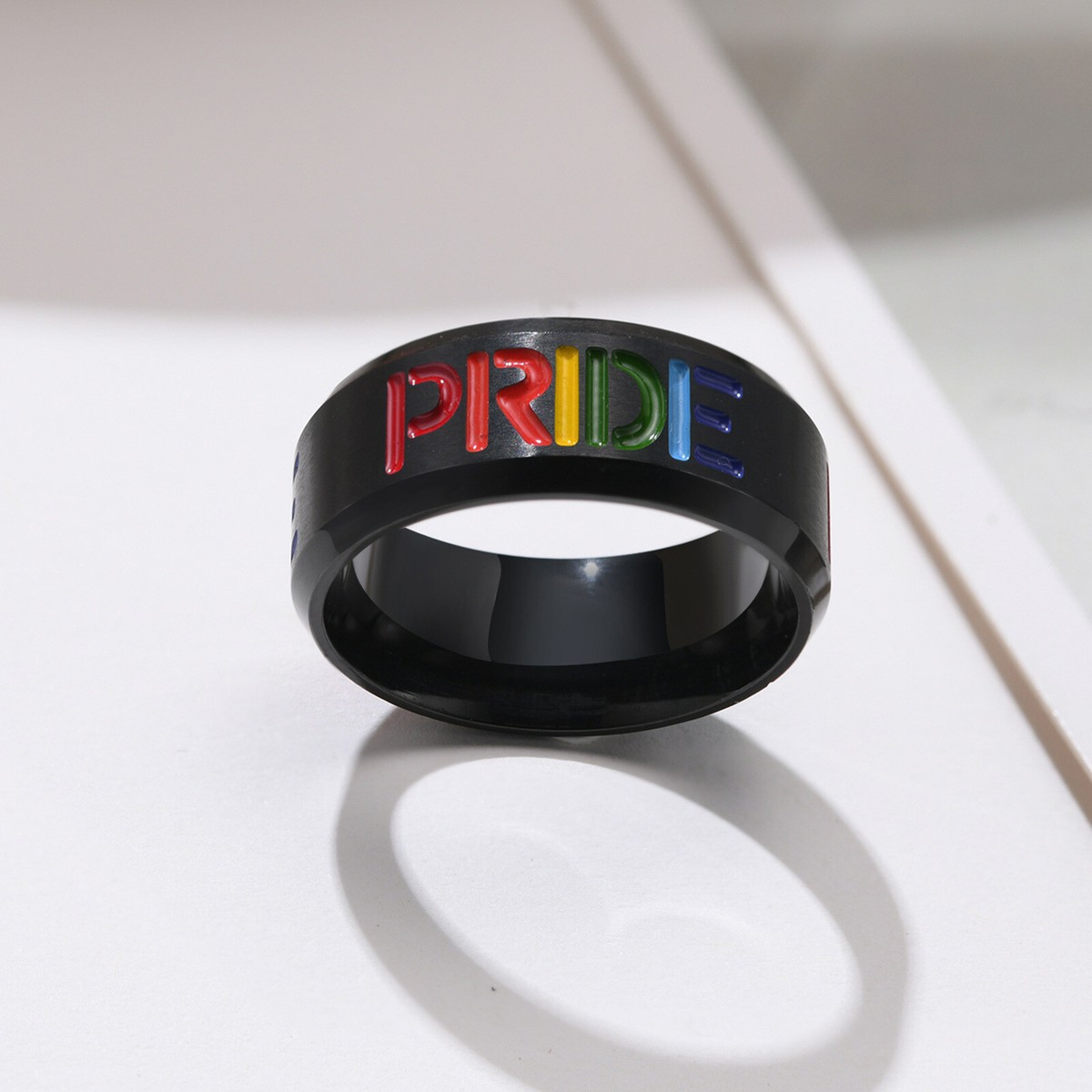 Gay Pride Bracelet Gay Pride Rainbow Dome Ring - Stainless Steel LGBTQ ...