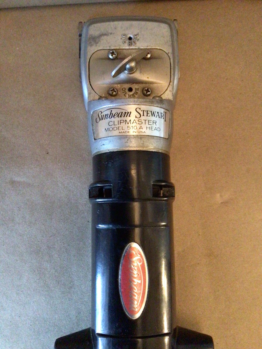 Sunbeam Stewart Clipmaster Model 72157 with 510A Head Tested/Working FREE  SHIP