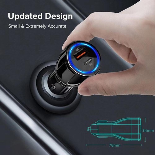 QC3.0 Fast Charging Car Charger PD Cigerrate. - Zdjęcie 8 z 12