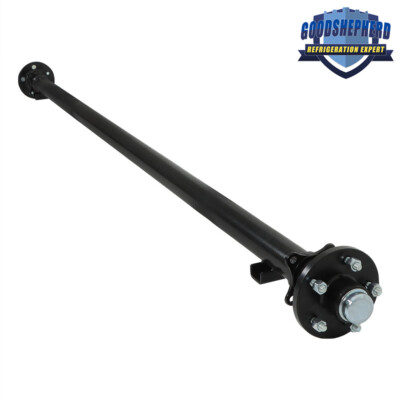 3.5K Trailer Axle 5 lug  5 on 4.5'' 89'' Hub Face 74'' Spring Center 76'' Wide Frame