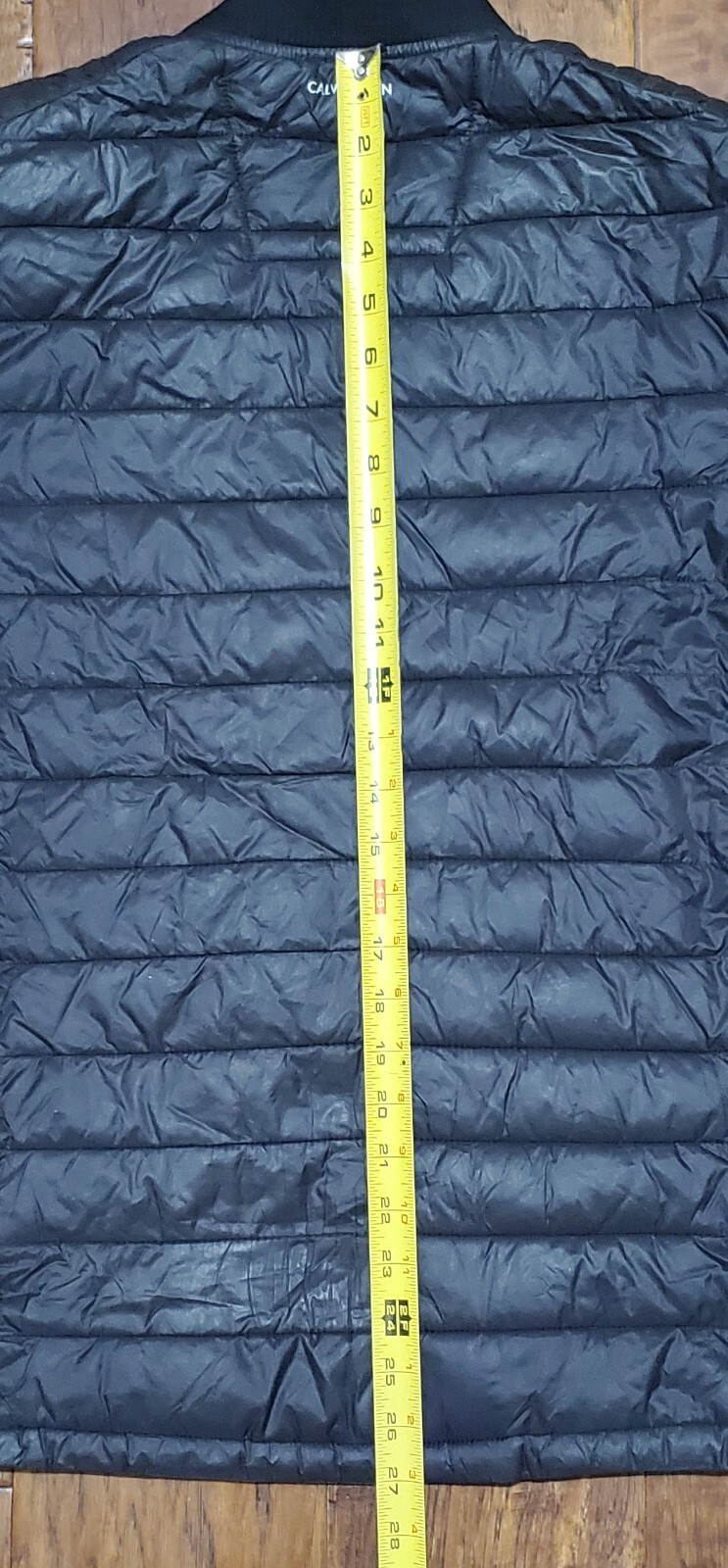 Calvin Klein Black Solid Full Zip Puffer Jacket M… - image 11