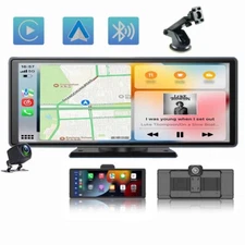 10.26" Portable Smart Car Stereo Wireless Apple Carplay Android Auto Multimedia
