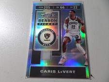 2019-20 Panini Contenders Optic Caris Levert Silver Prizm SP Brooklyn NETS No.67