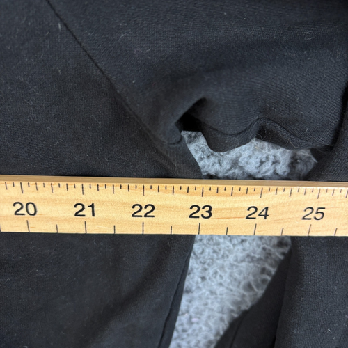 AllSaints Hoodie Mens Large Black Sweatshirt Pullover Pockets Ramskull Jumper AS - Picture 5 of 8