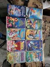 VHS Tapes Walt Disney Black Diamond VHS Tapes Lot Of 10 Good Condition