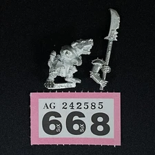 SKAVEN STORMVERMIN METAL OOP HALBERD WARHAMMER AGE OF SIGMAR THE OLD WORLD
