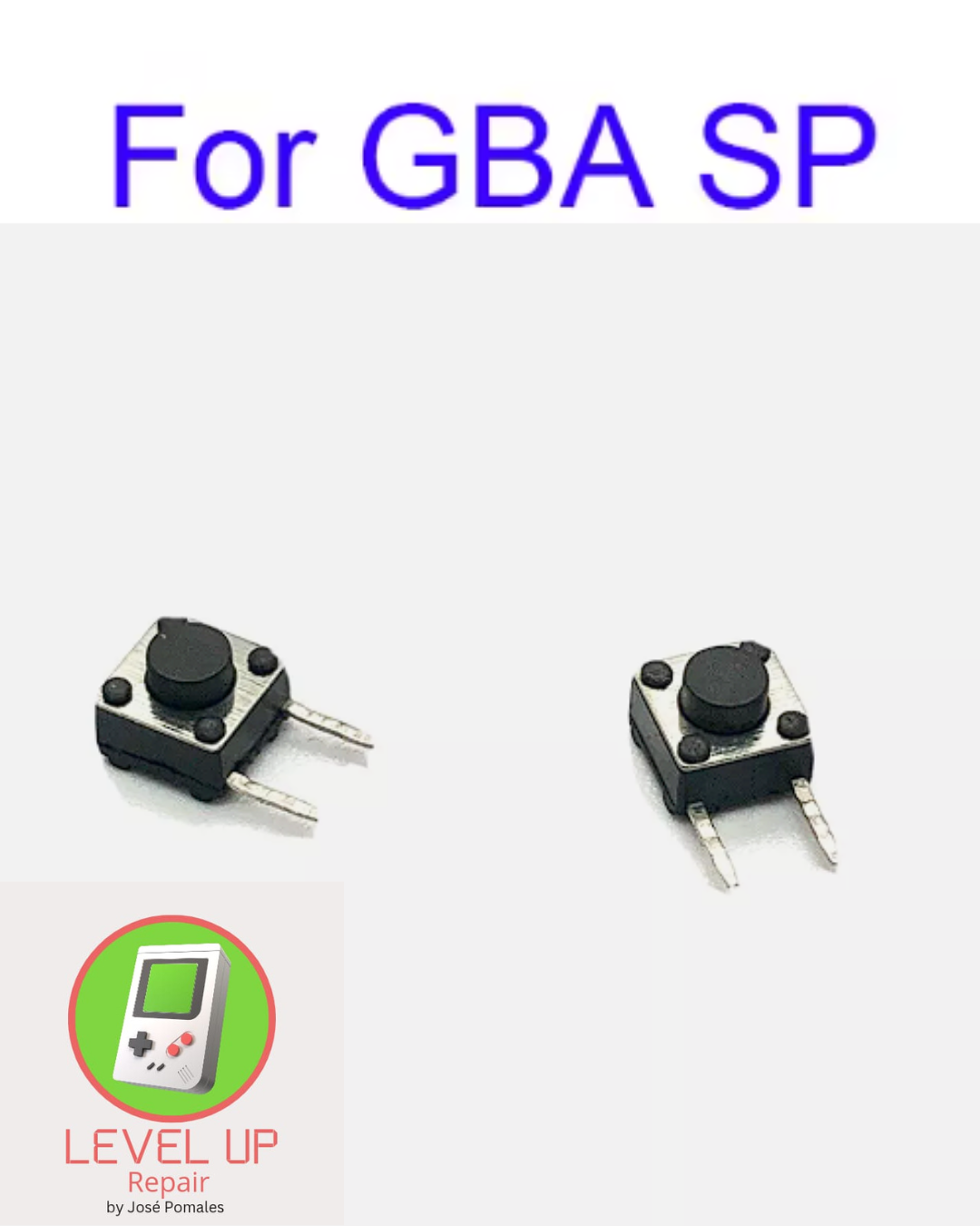 GBA SP Shoulder Trigger Buttons Set Replacement – High-Quality Repair ...