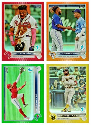 2022 TOPPS SERIES 1 1st Edition Blue Black Red Orange Green Gold Foil YOU PICK!