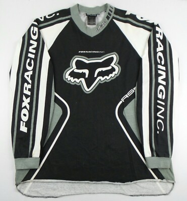 Vintage FOX RS Racing Motocross Dirt Bike 100% Cotton Jersey Size