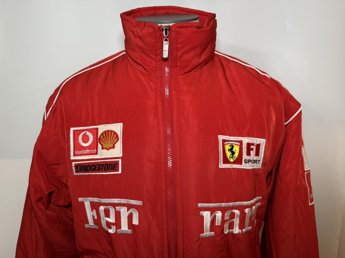 Ferrari Racing Michael Schumacher Jacket Red VTG Men Size L Ferrari Racing Michael Schumacher Jacket Red VTG Men Size L