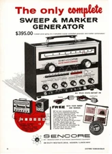 1969 Sencore SM152 Sweep Marker TV Test Equipment VINTAGE Print Ad