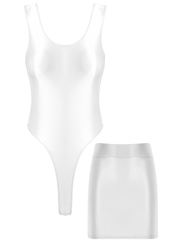 Damen Jumpsuit Ärmellos Bademode Training Dessous Gummibund Body - Bild 18 von 107