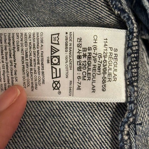 I am Black History Gap Kids Jean Denim Jacket size Small (6-7) - Picture 9 of 9