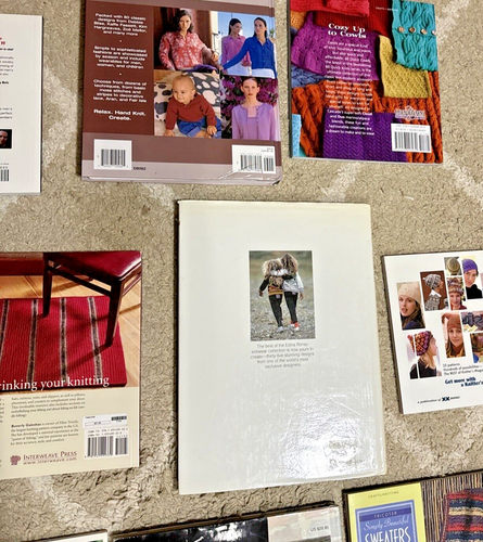 Lot of 12 Knitting Books —Hats, Knits, Sweaters, Men, Maine - Picture 9 of 14