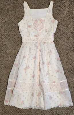 GUNNE SAX STYLE PRAIRIE COTTAGECORE SUN DRESS S/M