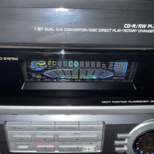 AIWA CX-ZL500 Digital Audio System 5 CD Changer Dual Cassette Bi-Amplified Parts - Picture 7 of 11
