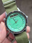 Vintage Seiko H556-510A JDM "Baby Arnie" Ana-Digi Diver September 1984 Teal Mint