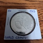 1983 Canadian World Games.500 Silver Dollar Coin