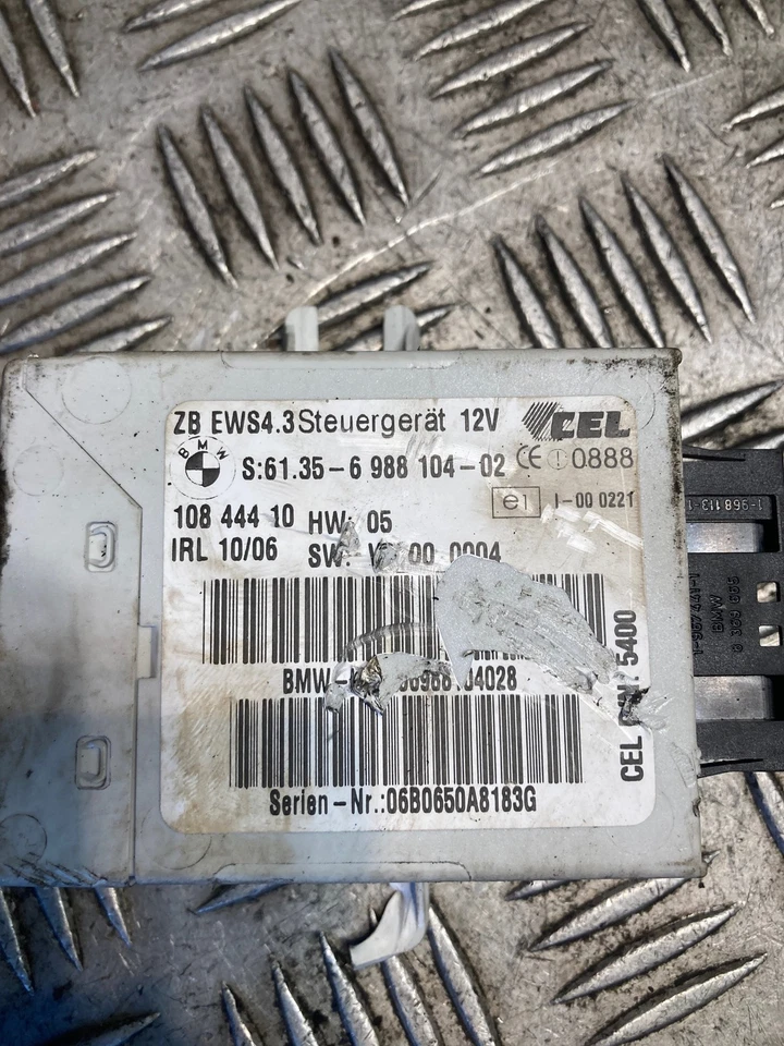 MINI Cooper S R52 R53 Engine Ignition ECU Set Kit 7562636 1.6 Petrol 125kw - Image 3 of 4