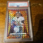 Tom Brady 2022 Mosaic Purple Straight Fire #6/49 PSA Grade 6