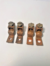 BURNDY KLU125 SCRULUG 2-1/0 CU LUG BLT COPPER WIRE CONDUCTOR (LOT OF 4)