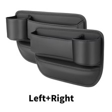 2 Pcs Auto Car Seat Gap Catcher Organiser Storage Box Pocket W Cup Holder Side 2 Pcs Auto Car Seat Gap Catcher Organiser Storage Box Pocket W Cup Holder Side