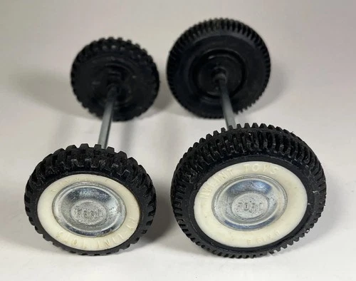 Nylint Set Of 4 Ford Wheels Whitewall Tires Axle Assembly Parts Restore Custom