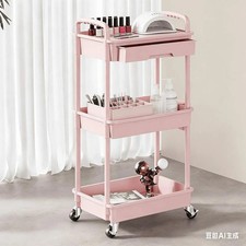 3 Tier Rolling Storage Cart w/ Drawers Kitchen Bathroom Office