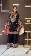 Trending Rayon Cotton Salwar Kameez With Georgette Dupatta For Women