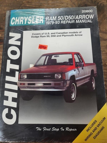 1979-1993 Dodge Ram 50 D50 -Chilton Repair Manual #20800 - 第 1/1 張圖片