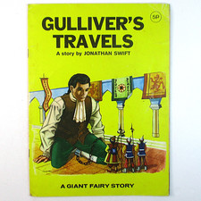 Gulliver's Travels - A Giant Fairy Story (Vintage Book, 1968 World Distributors)