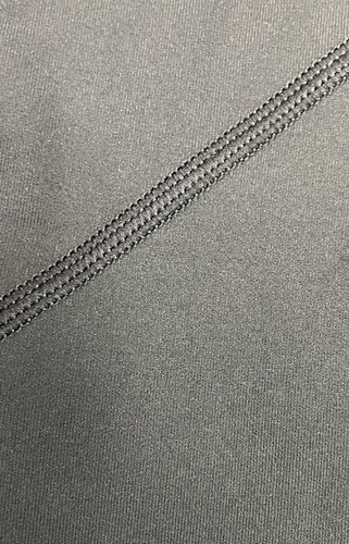 Women's Lululemon Black Stretch Ruched Leggings Sz. 10 A22-42 - Picture 4 of 4