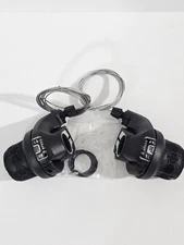 Sunlite TS Twist Shifters Pair 3x6 Speed Indexed Bike Gear Shimano Replacement