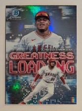 2025 Bowman Chrome Greatness Loading Christian Moore #GL-19 Angels RC Mt
