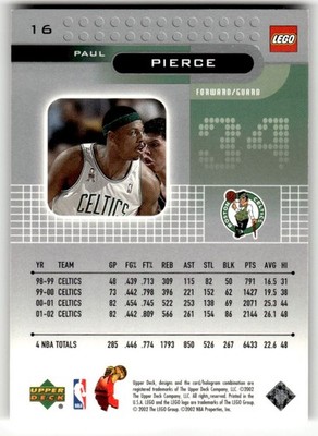 2003 Upper Deck Lego Paul Pierce #16 | eBay