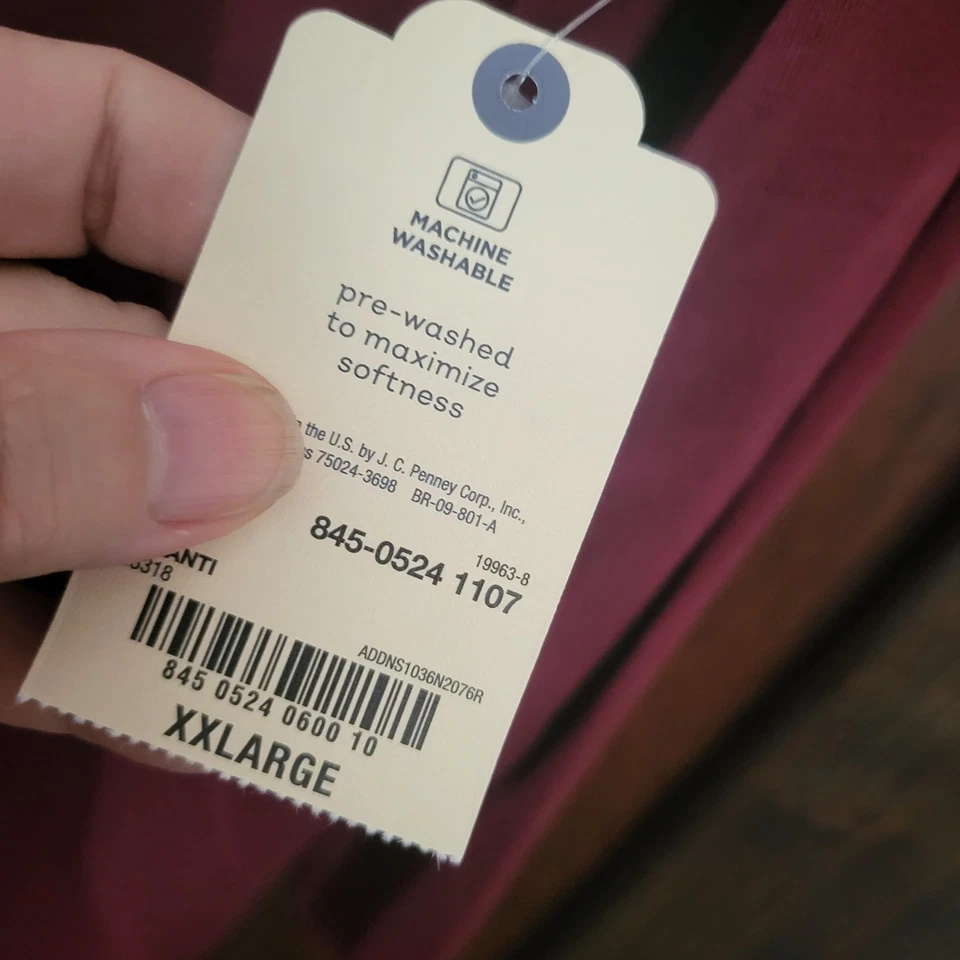 Nueva camiseta esencial de mujer de manga larga talla XXL de St Johns Bay Foto 4 de 4