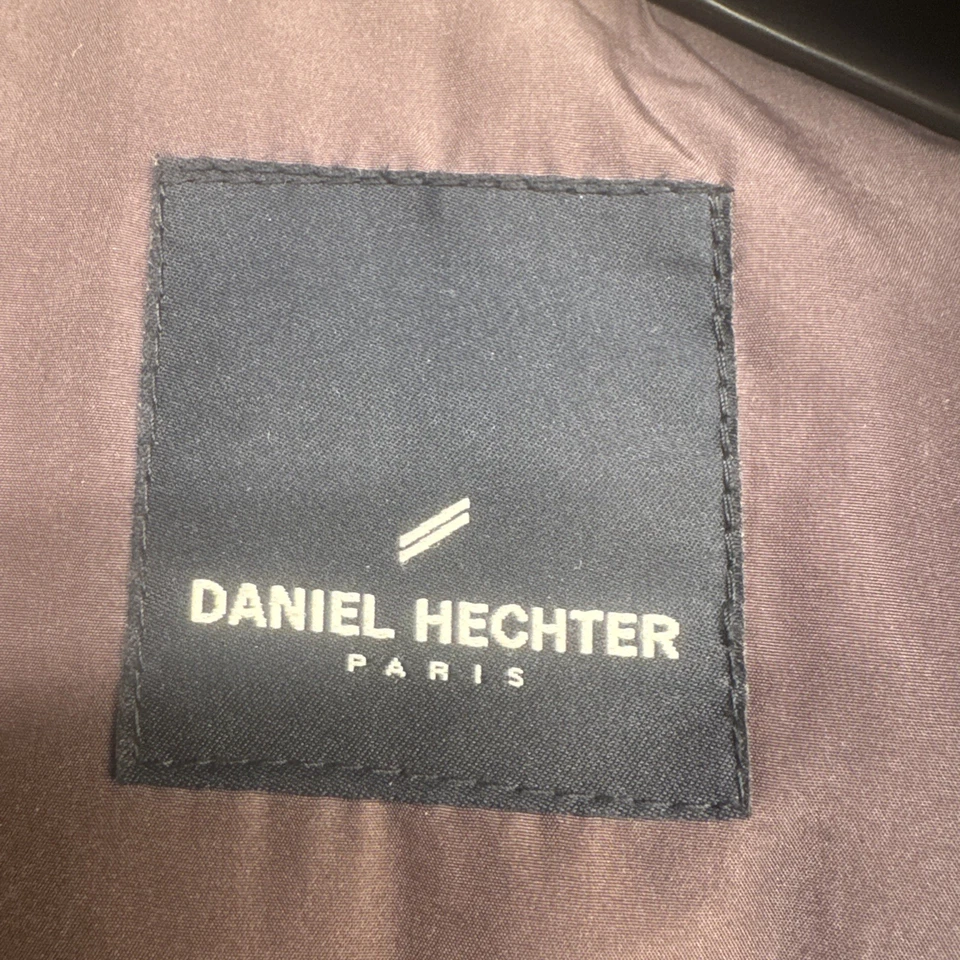 Abrigo Daniel Hechter Paris Lana Cachemira Negro Hombre 46R Heritage Clásico Foto 3 de 4