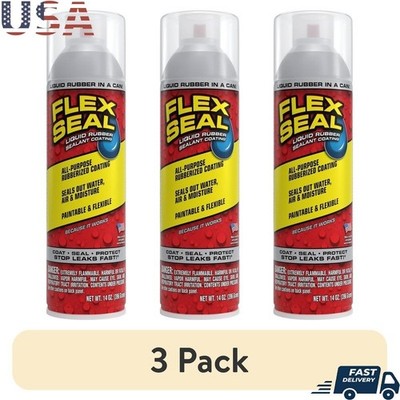 Liquid Rubber Coating Spray Waterproof Sealant Easy Portable Flexible Barrier US