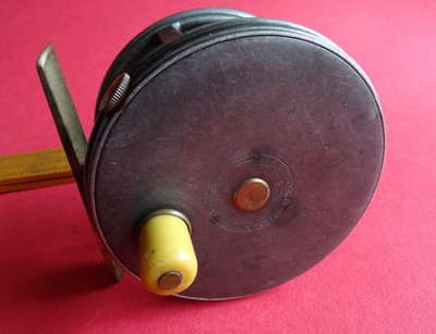 SEHR GUTE X SELTENE 4 1/4'' UM 1916/17 WINTERHARTE ÜBERGANGSLACHS PERFEKTE FLIEGENROLLE