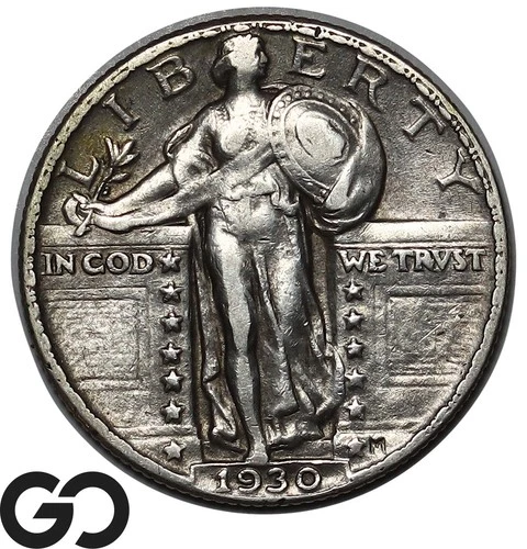 1930 Standing Liberty Quarter, Choice AU
