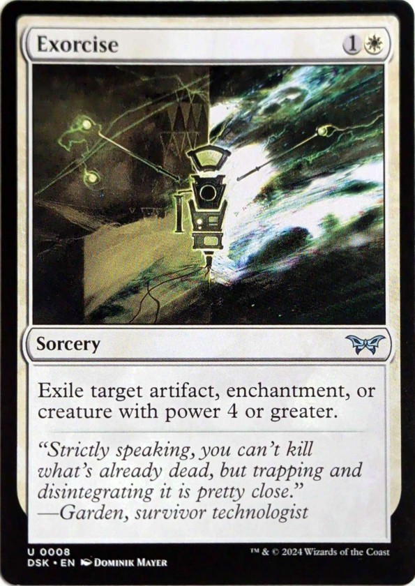 Exorcise 8 UC Duskmourn: House of Horror Magic: The Gathering NM